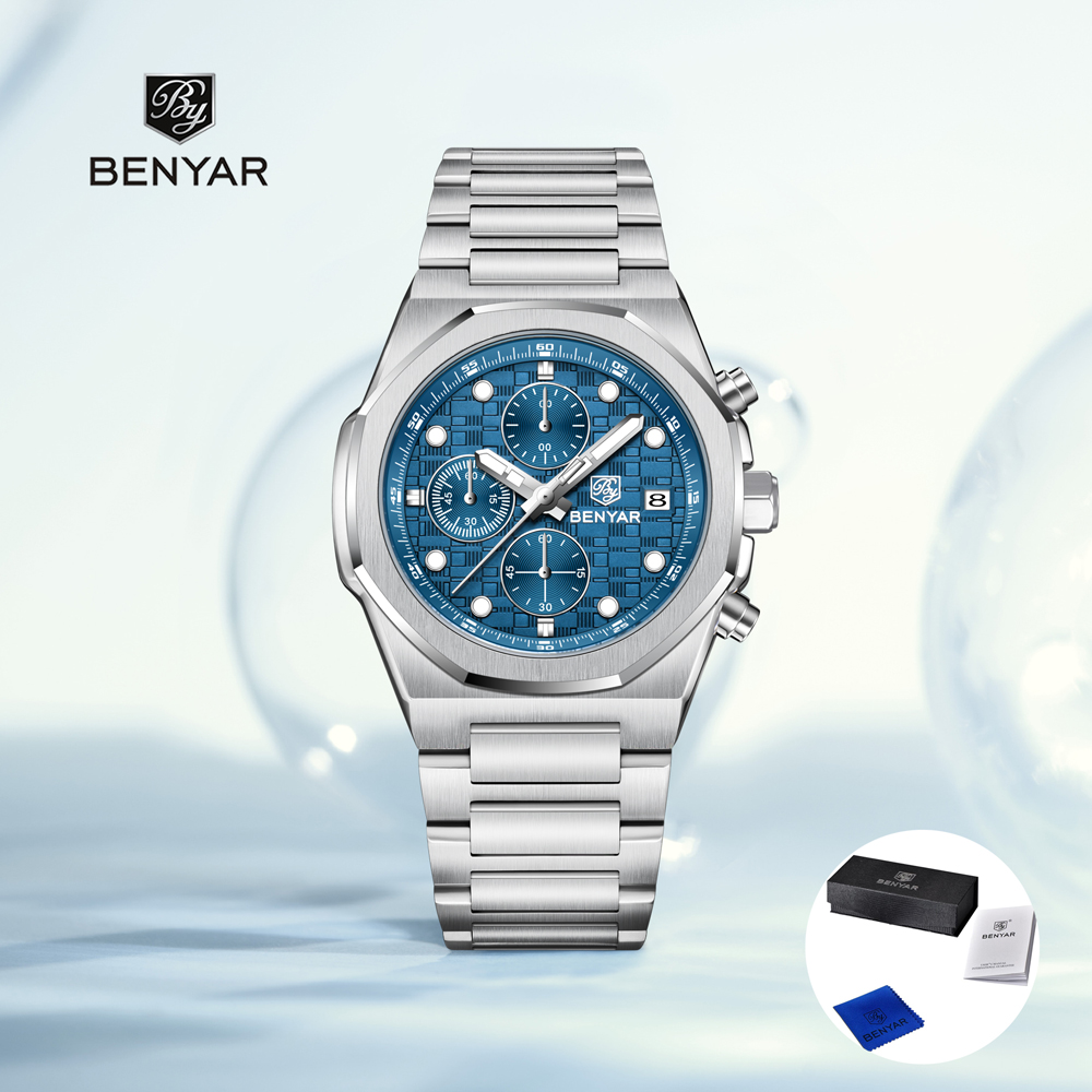Quiet Luxury Watch - 2025 novos relógios masculinos benyar topo