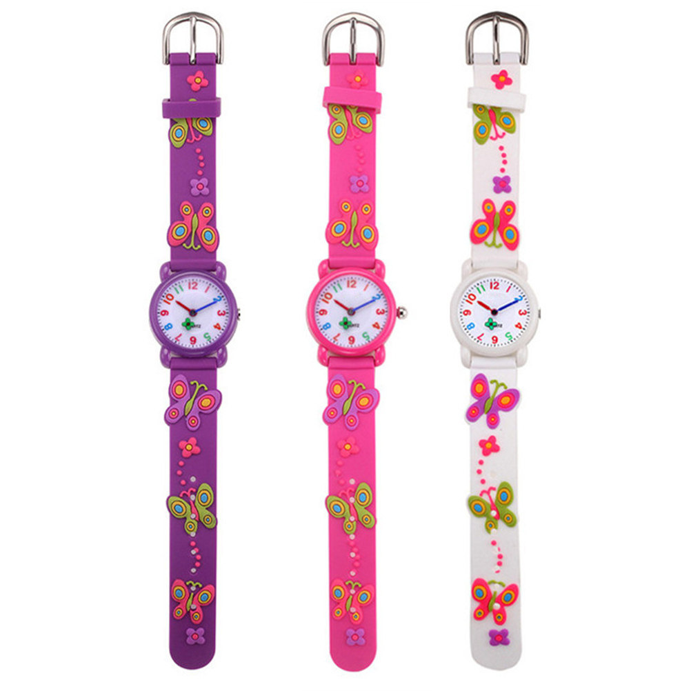 Luxury Watch Kids - Relógio de Quartzo de Silicone para