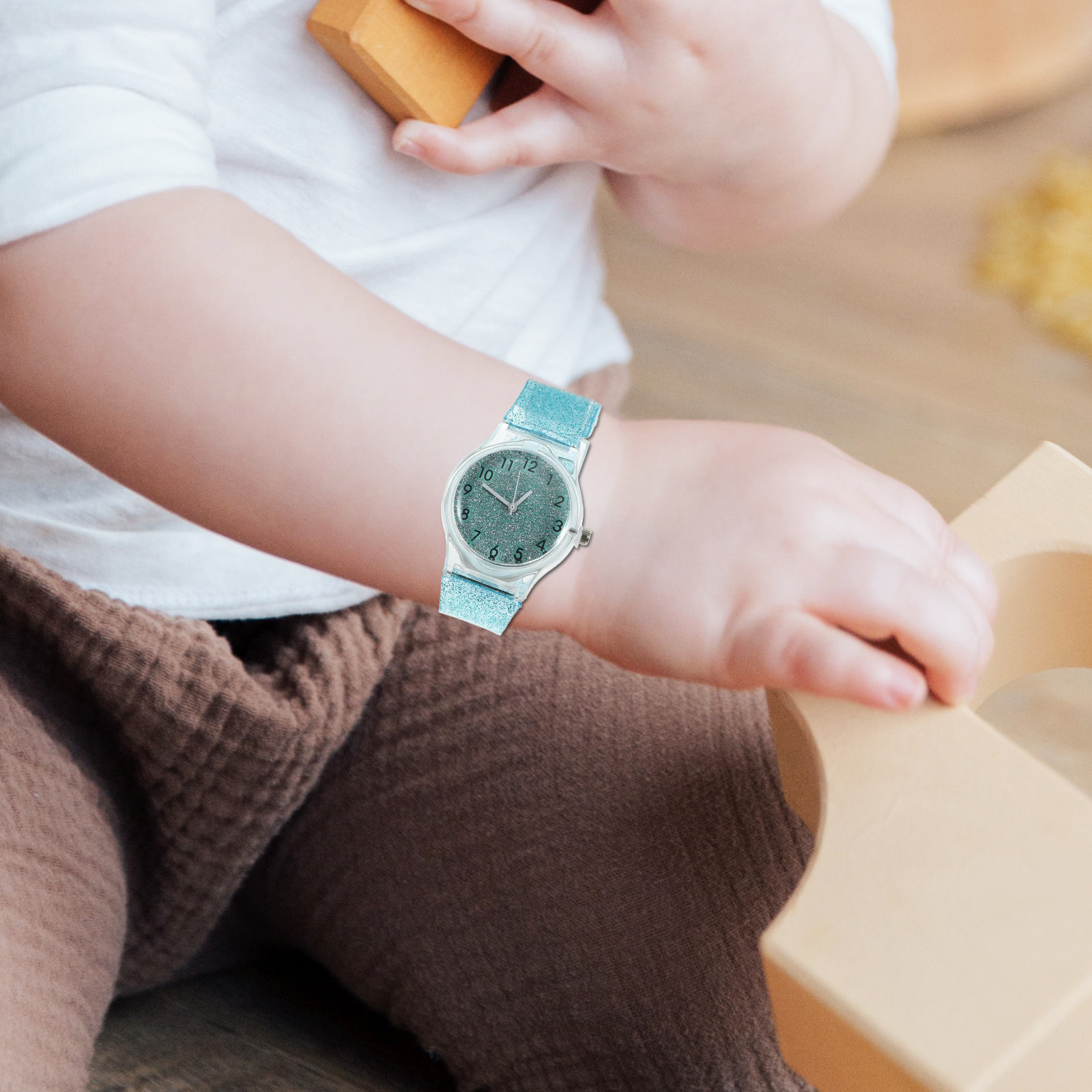 Luxury Watch Kids - Relógio infantil colorido e brilhante, relógio