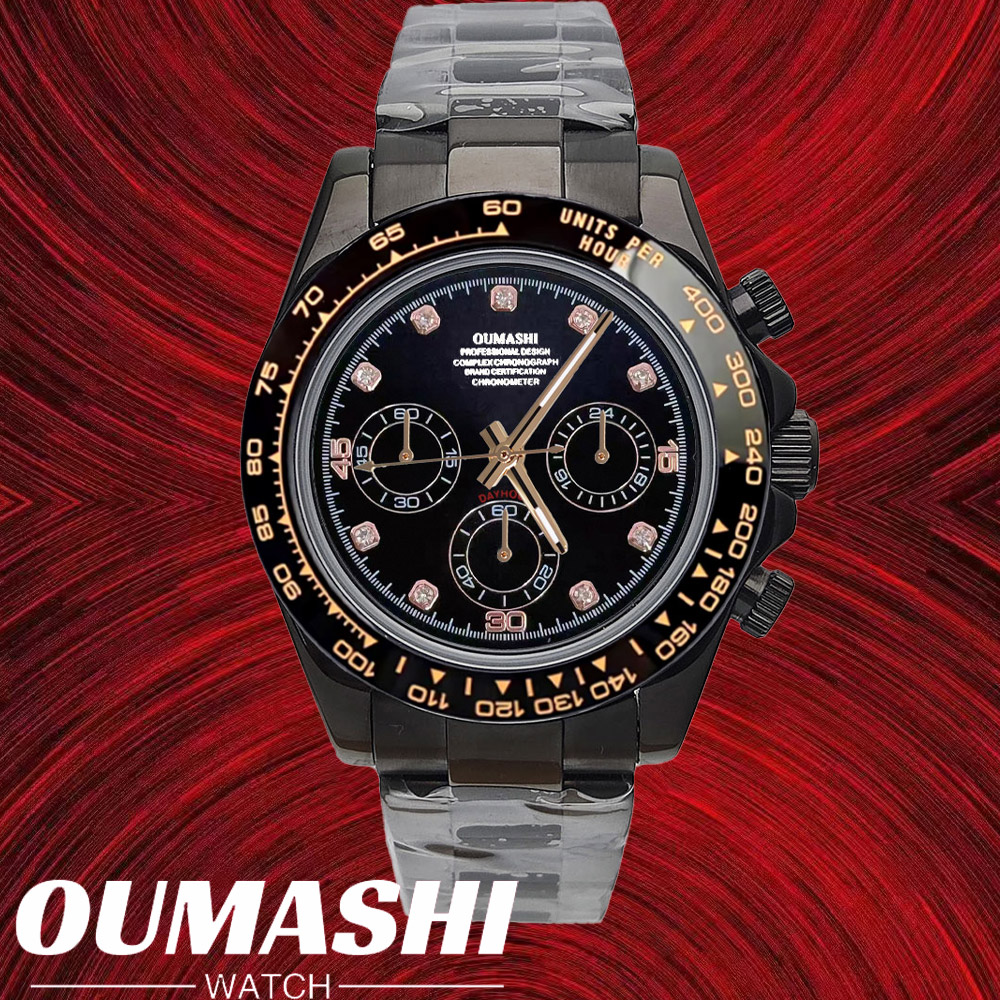 Luxury Watch Gold - Vk63 relógios 39.3mm relógio de luxo