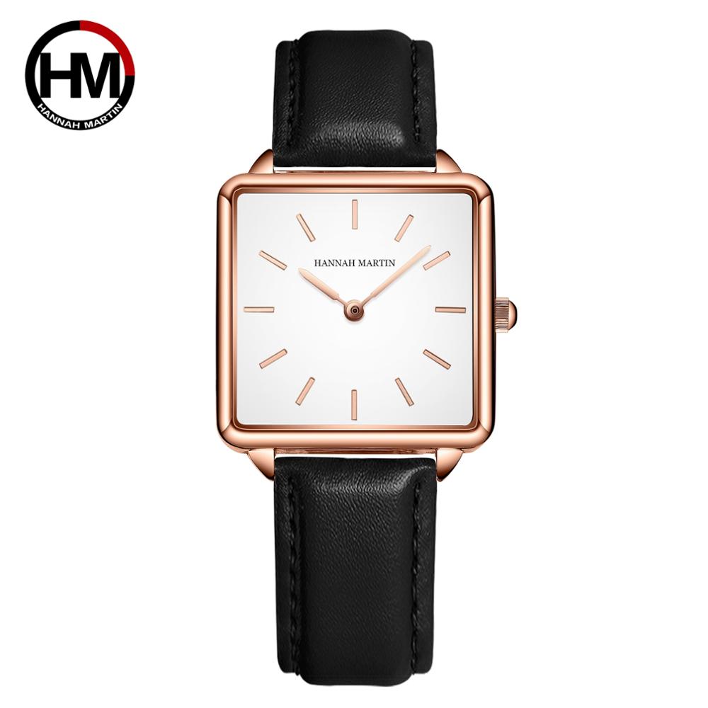 Quiet Luxury Watch - Relógio de pulso de couro genuíno