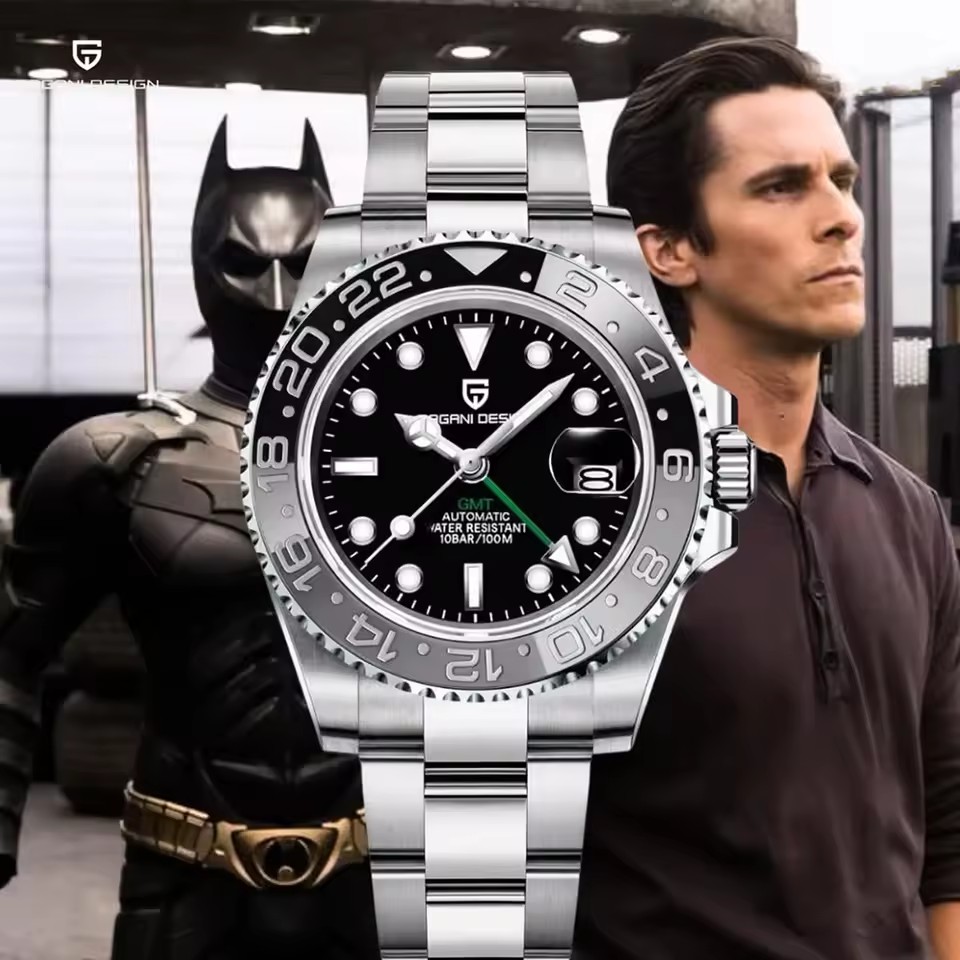 Luxury Watch La - Relógio Automático Mecânico GMT PAGANI DESIGN