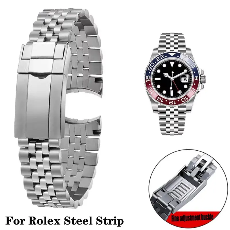 Luxury Watch La - Pulseira Jubilee 904 de 20mm para