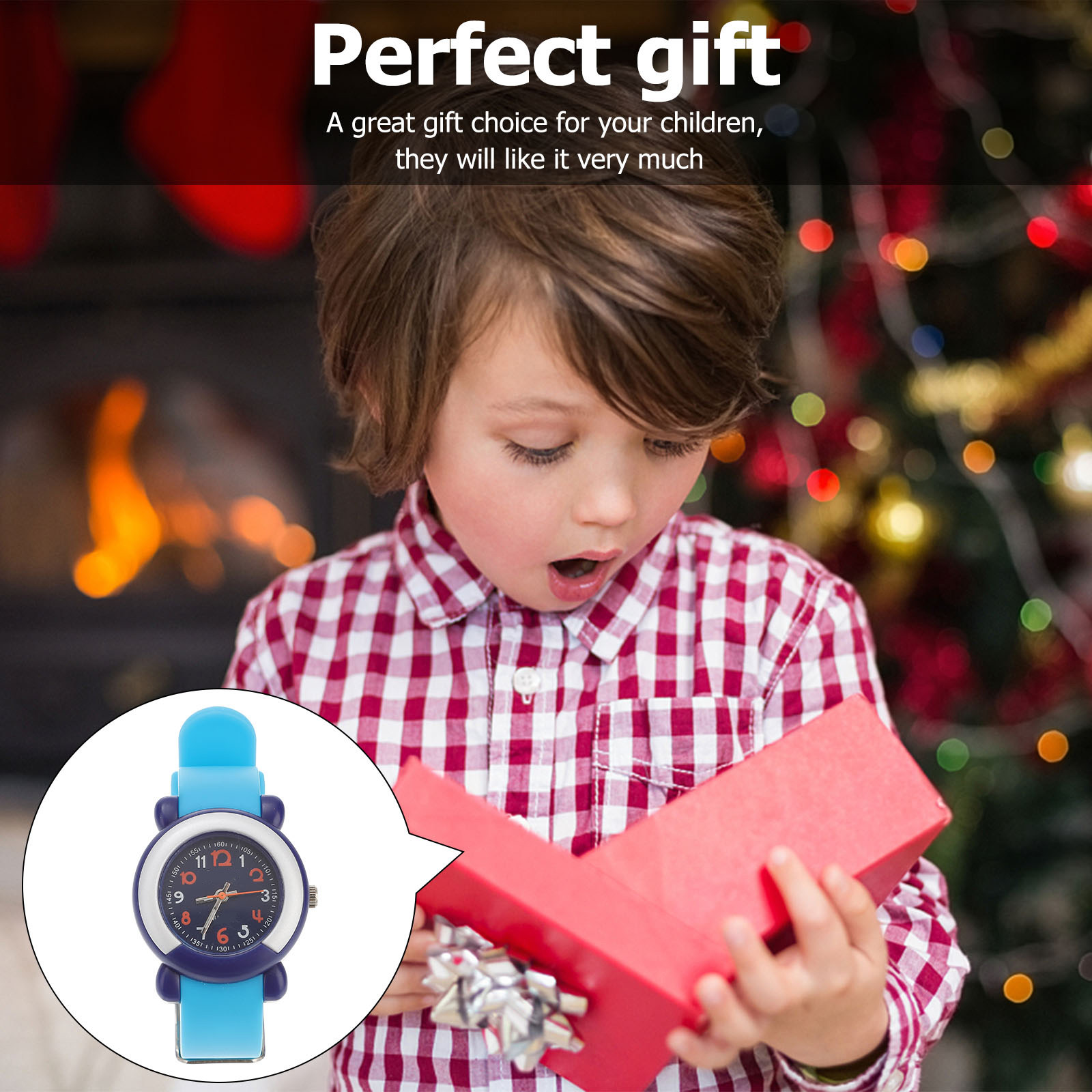 Luxury Watch Kids - Relógio de Quartzo para Meninos e