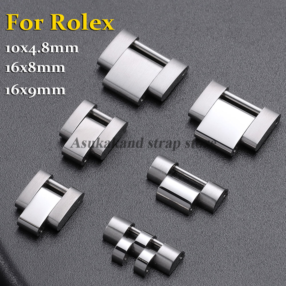 Luxury Watch Investment - Elos de Extensão Metálicos 16x8mm/16x9mm/10x4.8mm para