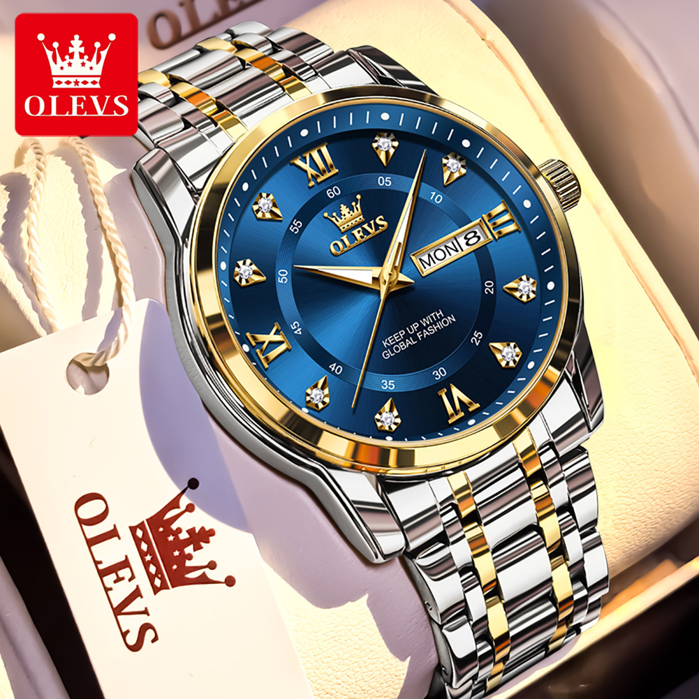 Luxury Watch Investment - Olevs marca moda relógios masculinos de