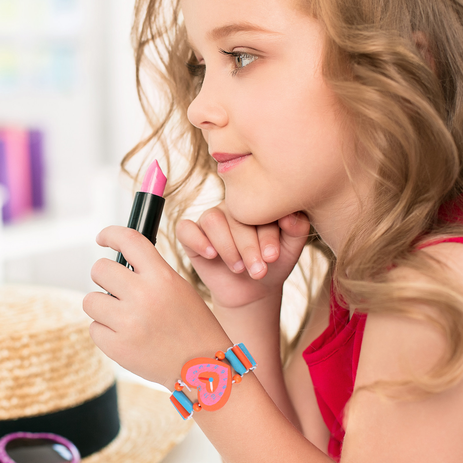 Luxury Watch Kids - 4 Peças Relógio de Pulso Infantil