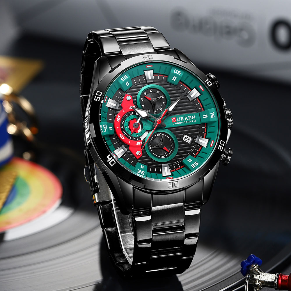Curren-relógio de pulso mascul - Luxury Watch Investment avaliação e preço