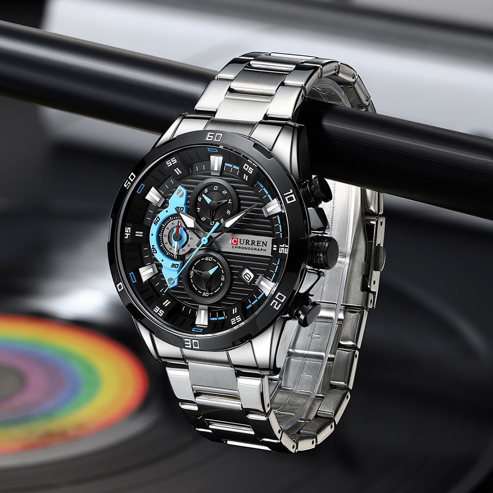 Curren-relógio de pulso mascul - Luxury Watch Investment avaliação e preço