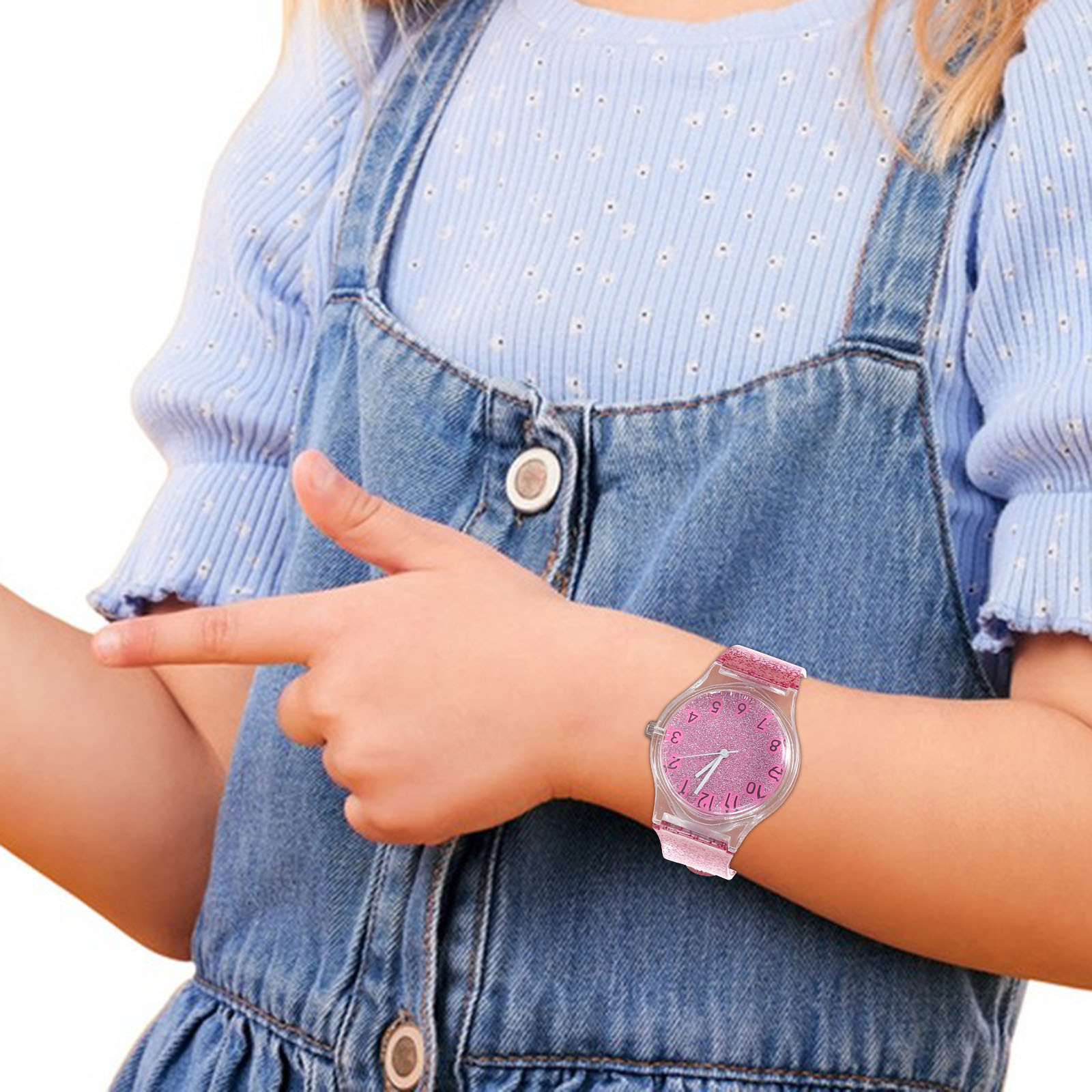 Crianças relógio colorido bril - Luxury Watch Kids avaliação e preço