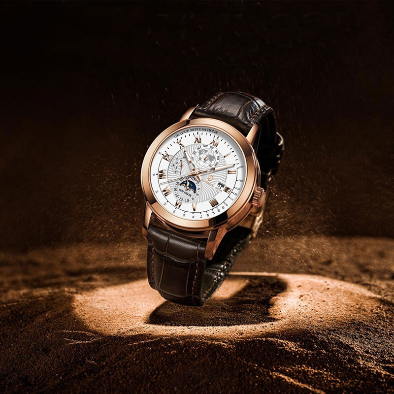 Qingxiya marca moda couro reló - Luxury Watch And Price avaliação e preço