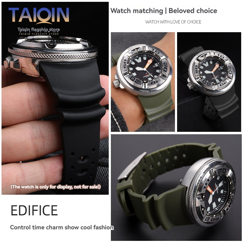 Pulseira de silicone de alta q - Citizen Watch Promaster avaliação e preço