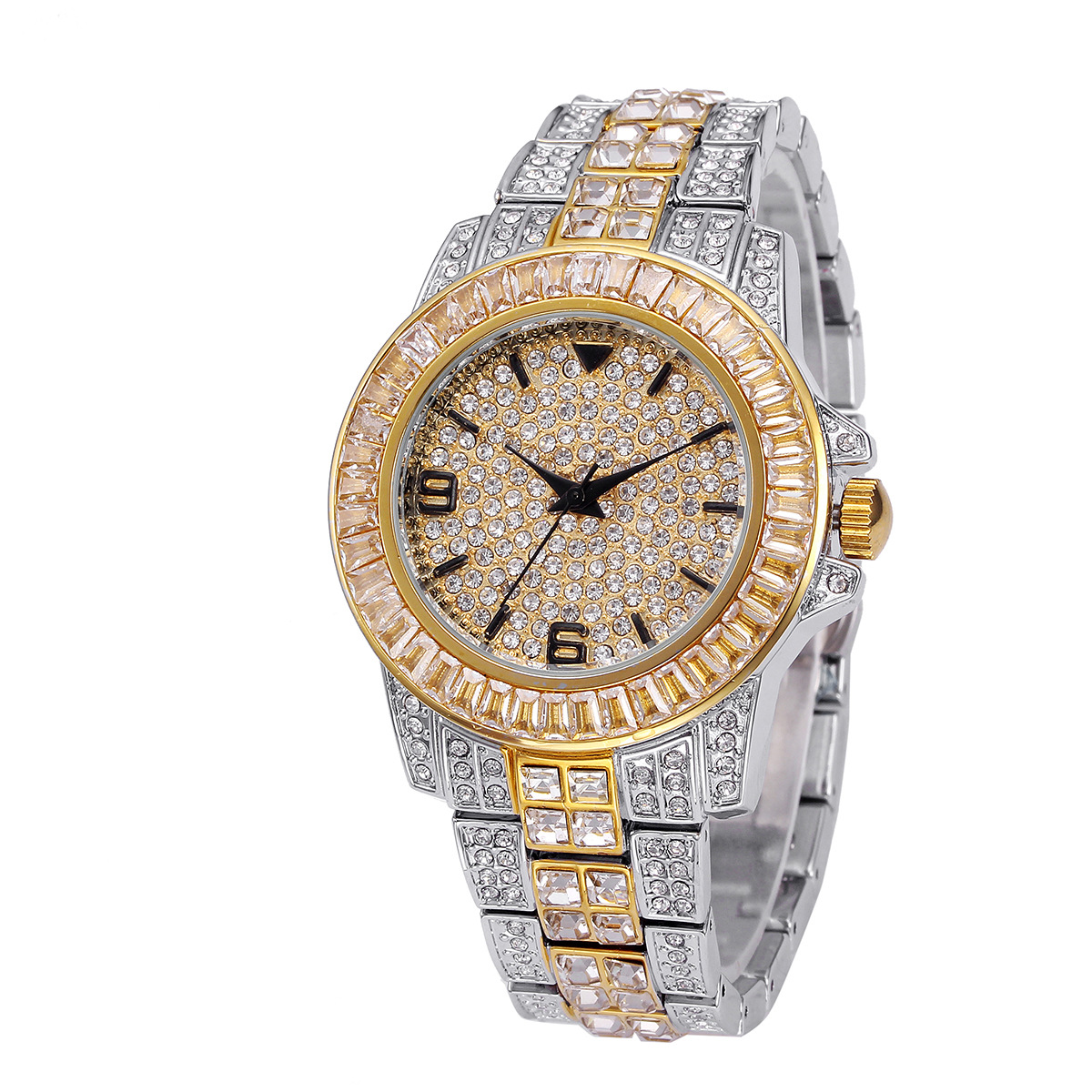 Relógios de Quartzo de Luxo co - Luxury Watch Gold avaliação e preço