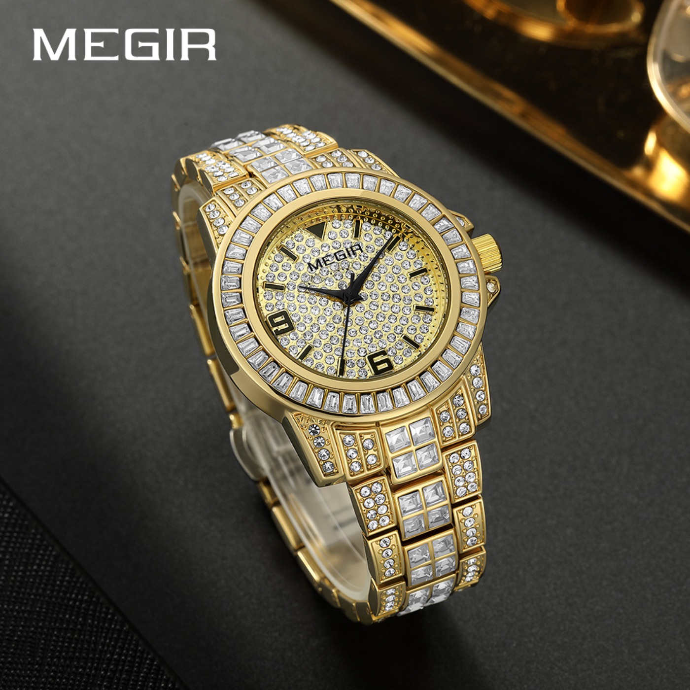 Relógios de Luxo MEGIR com Dia - Luxury Watch Straps avaliação e preço