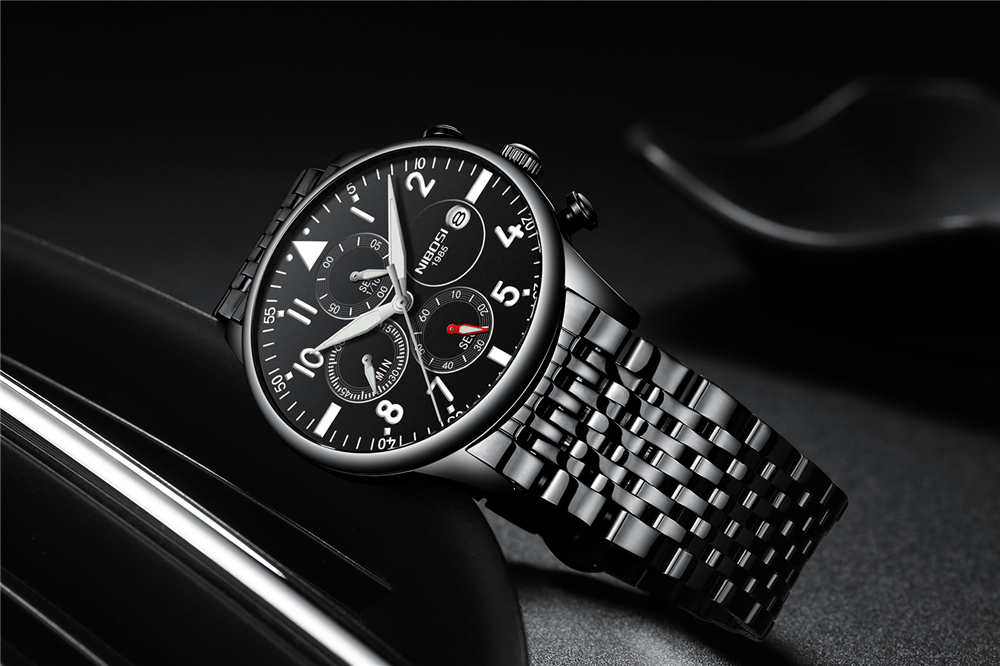 Relógios Masculinos NIBOSI Fas - Quiet Luxury Watch avaliação e preço