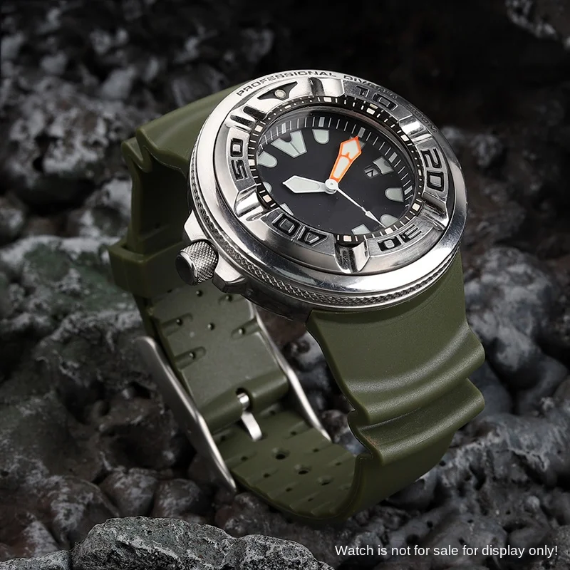 Pulseira de Borracha Curva par - Citizen Watch Promaster avaliação e preço