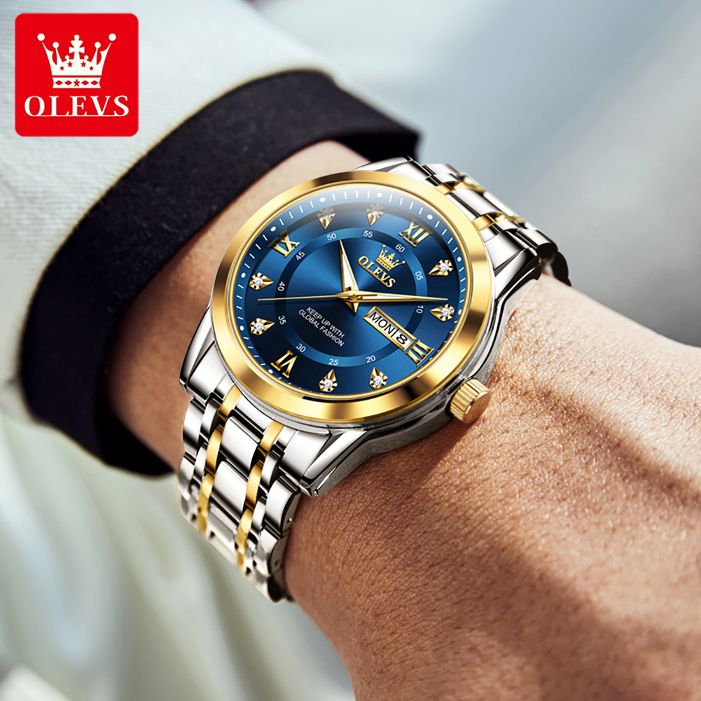 Olevs marca moda relógios masc - Luxury Watch Investment avaliação e preço