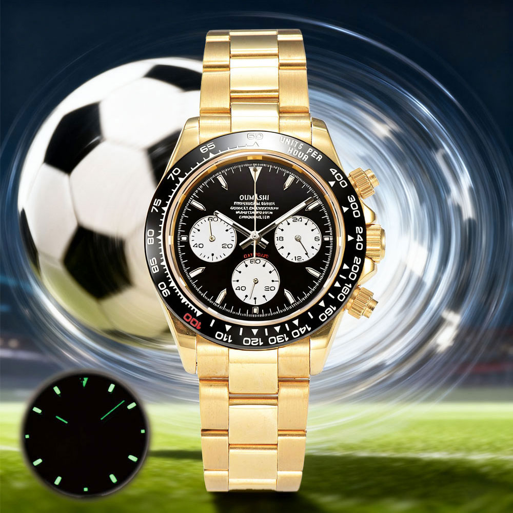 Relógio masculino personalizad - Luxury Watch Gold avaliação e preço